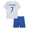 Maglia ufficiale Francia Antoine Griezmann 7 Trasferta Mondiali 2022 per Bambino